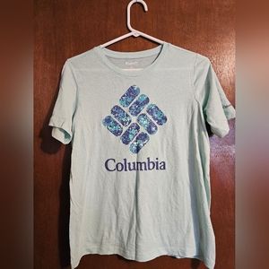 Women's Columbia Small blue tee shirt